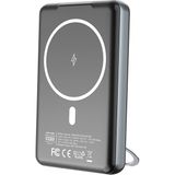 Lenyes PW1001D Pd 22.5W Hızlı Şarj Özellikli Standlı Wireless Powerbank 15W 10000MAH Gri