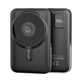Lenyes PW1002D 20W Dijital LED Ekranlı Standlı Wireless Powerbank 15W 10000MAH Siyah