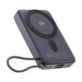 Lenyes Pw1009d Pd 35w Qi2 Teknolojili Wireless Powerbank Type-c Kablolu Standlı 15w 10000mah Gri