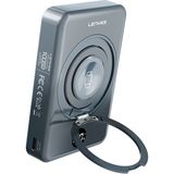 Lenyes Pw1010d Standlı Wireless Powerbank Pd 20w Dijital Led Kablosuz Şarj Özellik 15w 10000mah Gri