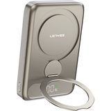 Lenyes PW1012D Pd 20W Dijital LED Göstergeli Standlı Kablosuz Wireless Powerbank 15W 10000MAH Gold