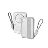 Lenyes PW1019D Pd 45W Qi2 Teknolojili Type-C Kablolu Wireless Powerbank 25W 10000MAH Gümüş