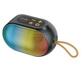 Lenyes S212 RGB Işıklı Askılı Taşınabilir Kablosuz Siyah Bluetooth Hoparlör