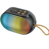 Lenyes S212 V5.3 Siyah Su Geçirmez Rgb Işıklı Askılı Taşınabilir Kablosuz Bluetooth Hoparlör