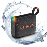 Lenyes S216 Özellikli RGB Işıklı Askılı Mini Siyah Bluetooth Hoparlör