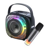 Lenyes S226 RGB Işıklı Askılı Mikrofonlu Siyah Bluetooth Hoparlör