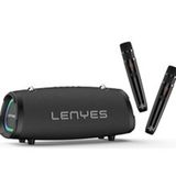Lenyes S860 V5.3 Siyah Rgb Işıklı Taşınabilir Bluetooth Speaker Hoparlör