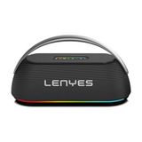 Lenyes S869 RGB Işıklı Çift Mikrofonlu Taşınabilir Siyah Bluetooth Hoparlör