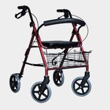 Leo 347R Oturmali Rollator Ayak Pedalli