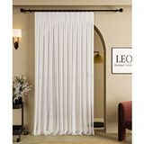 Leo Boutique Curtain Sık Pile Dikili File Tül Perde – Ütü Gerektirmez, Modern Ve Hazır Kullanım Ekru
