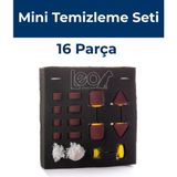 Leo Mini Polisaj Sünger Seti 16 Parça – Pasta Cila ve Detay Temizleme Için Mini Ped Seti - Bordo