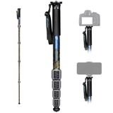 Leofoto MPQ-325C Monopod, Premium Karbon Fiber, Suya Dayanıklı, 5 Bacak Bölümü, Dönüştürülebilir Montaj Saplaması, Bilek Kayışı (Kamuflaj)