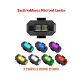 LEOGM 2 ADET 7 Renk 30 MOD Araba Bisiklet Motosiklet ÇAKAR LED