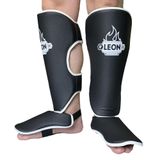 Leon Classic Muay Thai ve Kick Boks Ayak Kaval Koruyucu Siyah (M)