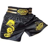 Leon Dragon Muay Thai ve Kick Boks Şortu Siyah - Çok Renkli