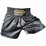 Leon Ground Siyah Kick Boks ve Muay Thai Şortu