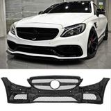 Leon Part Çmk Mercedes W205 2014-2018 C63 Ön Tampon ve Panjur Seti