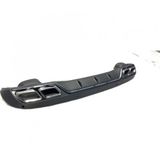 Leon Part Çmk Mercedes W205 C63 Sedan Difüzör Silver Egzoz Seti