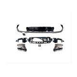 Leon Part Çmk Mercedes W213 E 2021 E63 Difüzör ve Siyah Egzoz Seti