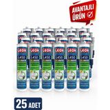 Leon Premium *25 Adet x 500 Gram* Süper Güçlü Strafor ve Parke Süpürgelik Yapıştırıcısı