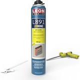 Leon Premium Strafor Yalıtım Malzemesi Güçlü Yapıştırma Köpüğü 900 Gram - 1 Adet