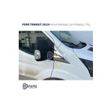 Leonacs Fams Otomotiv F, Transit Krom Kelebek Cam Nikelajı 2 Parça 2013> Paslanmaz Çelik Uyumlu