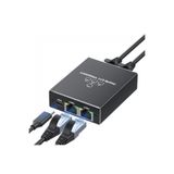 Leonpro Ethernet Çoklayıcı Splitter 1 Giriş 3 Çıkış RJ45 Gigabit 1000 Mbps