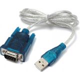 Leonpro USB 2.0 To RS232 Data Kablosu USB Db9 Com Port Kablo USB Com Kablo - Siyah