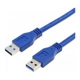 Leonpro usb 3.0 erkek erkek şarj ve data kablosu 50cm - Mavi