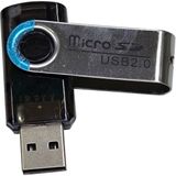 Leonpro USB To Mikro Sd Kart Okuyucu Micro Sd Kart Okuyucu - Siyah