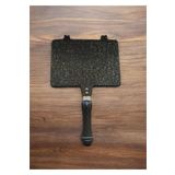 Leony Döküm Iç Dış Granit Kilitli ve Çıkarılabilir 25X18 cm Ocak Üstü Çok Amaçlı Grill ve El Tost Makinesi