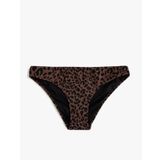 Leopar Bikini Altı Astarlı