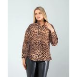Leopar Desen Gömlek - Çok Renkli