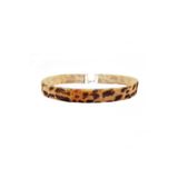 Leopar Desen Kadın Choker Tasma Kolye BS2586