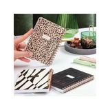 Leopar Desenli 3'Lü Spiralli Defter Seti 10X14 Cm Karton Kapak