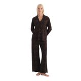 LEOPAR DESENLİ GÖMLEK PANTOLON TAKIM