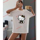 Leopar Desenli Helo Kity 2 - Beyaz - XL