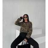Leopar Desenli Kazak - Standart