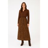 Leopar Desenli Lastikli Anne Eteği Buzi Kumaş 7394629063583