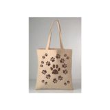 Leopar Desenli Patiler Baskılı Ham Bez 35X40 Ekru Omuz Çantası