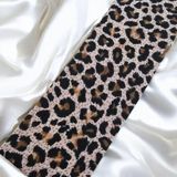 Leopar Desenli Saç Bandanası, Kadın Saç Aksesuarı, Penye Malzeme, 2 Adet