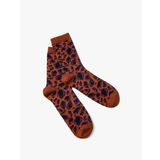Leopar Desenli Soket Çorap