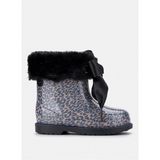 Leopar Desenli Unisex Bebek Yağmur Botu BIMBI LEO SOFT