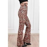 Leopar Desenli Yüksek Bel Tayt -1 6079-22