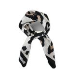 Leopar İzleri Saten Fular 70x70 cm