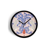 Leopar - Kaplan Modern Tasarım Duvar Saati - 30cm - Önü Camlı Siyah Kasa - Sessiz Mekanizma, JH0751S30SKP