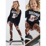 Leopar Kız Çocuk T-Shirt Tayt Takım - 8 Yaş - Siyah