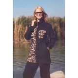 Leopar Kombinli Scuba Tunik Eşofman Takım - Siyah