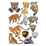 Leopar Sticker Set-3 13 Parça Telefon, Tablet, Defter, Laptop Sticker