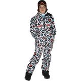 Leopar Tasarım Kayak ve Snowboard Takımı Snowsea SS7796 - 13 - 14 Yaş - Beyaz